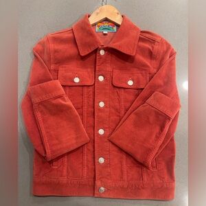 Daily Blue- Vibrant Burnt Orange Women’s Jean Jacket Sz XS